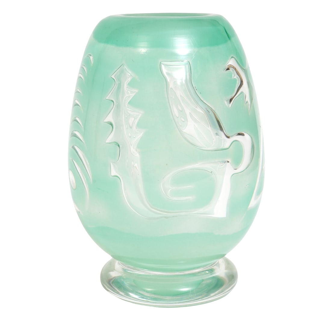 Orrefors 'Ariel' Vase by Edvin Ohrstrom (1 of 9)