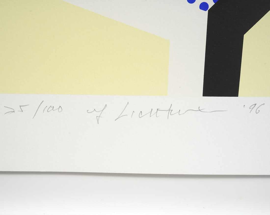 Roy Lichtenstein 'Virtual Interior' Screenprint - 4