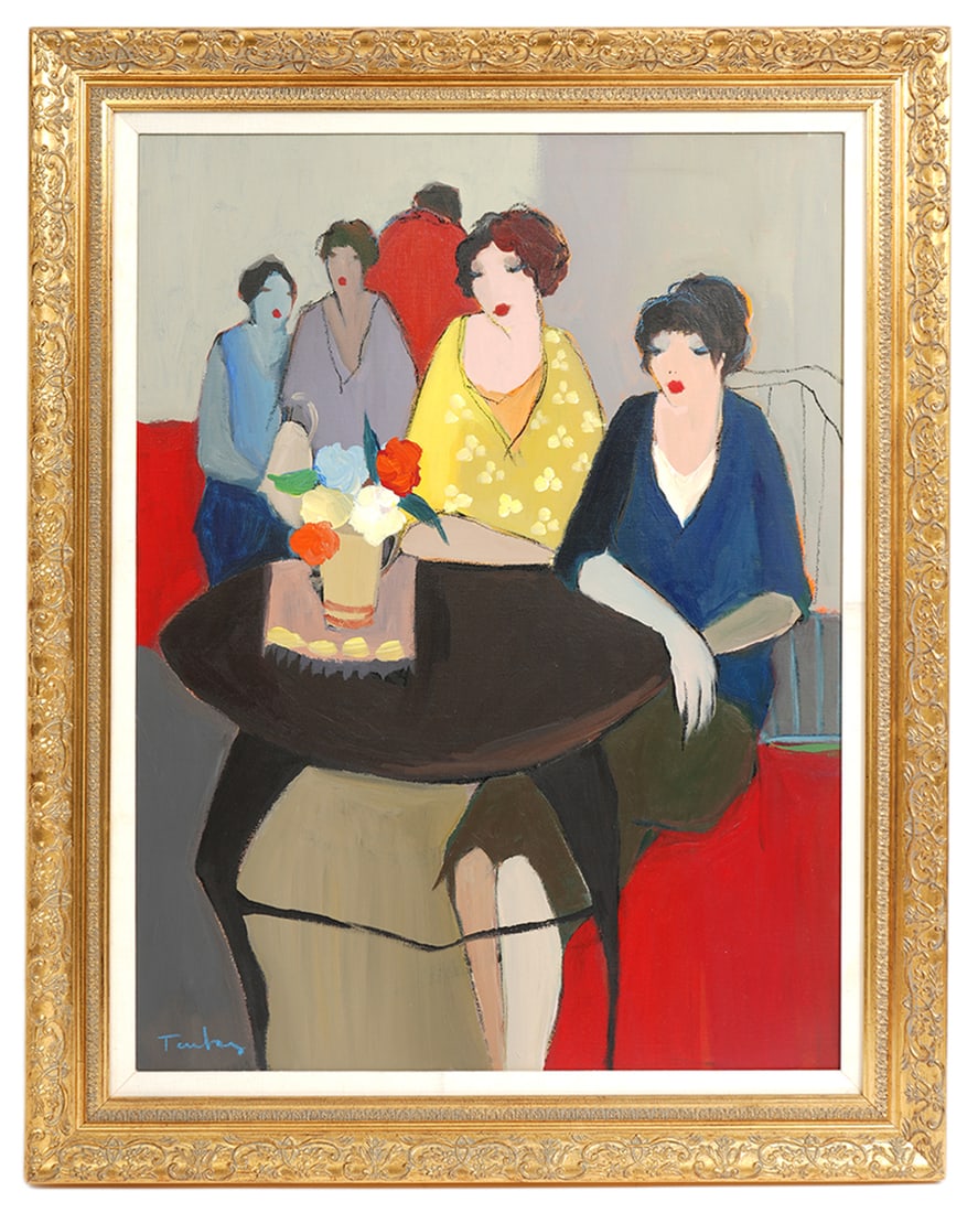 Itzchak Tarkay Signed Acrylic Painting (1 of 6)