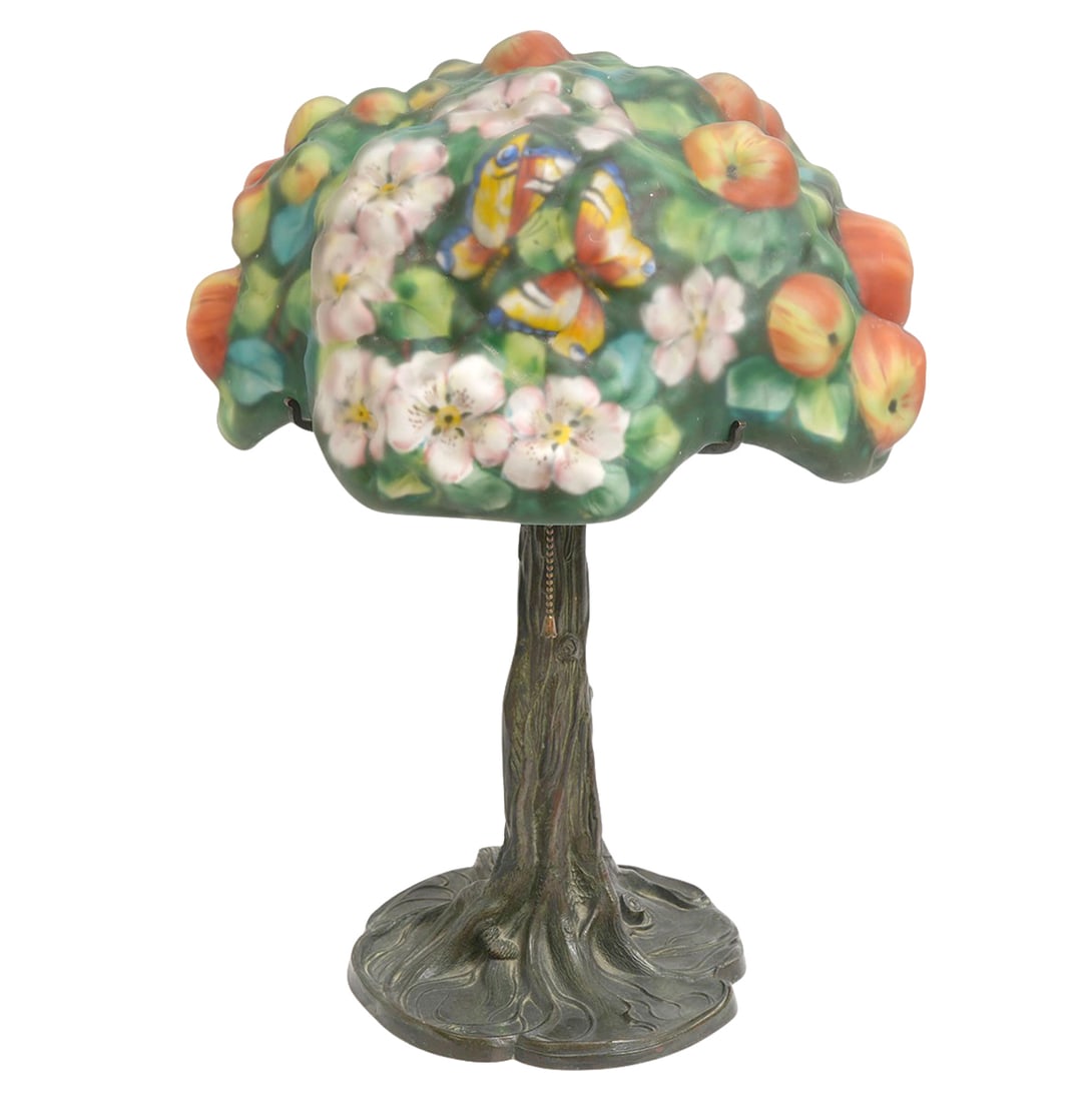 Pairpoint Puffy Apple Tree Table Lamp (1 of 15)