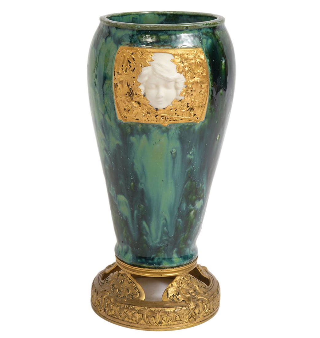 Paul Louchet Glazed Porcelain Vase (1 of 10)
