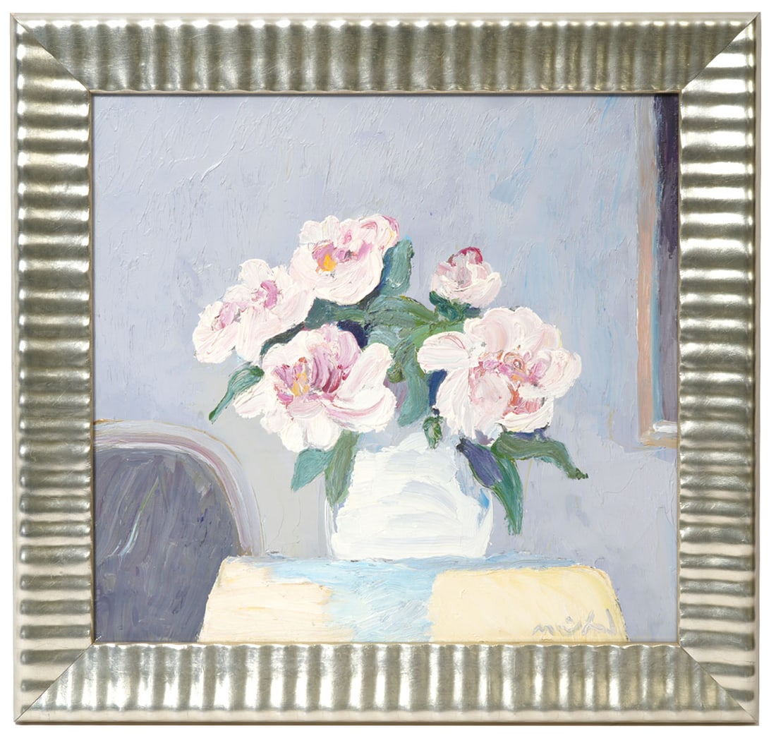Roger Muhl 'Pivoines' Still Life of Pink Peonies (1 of 5)