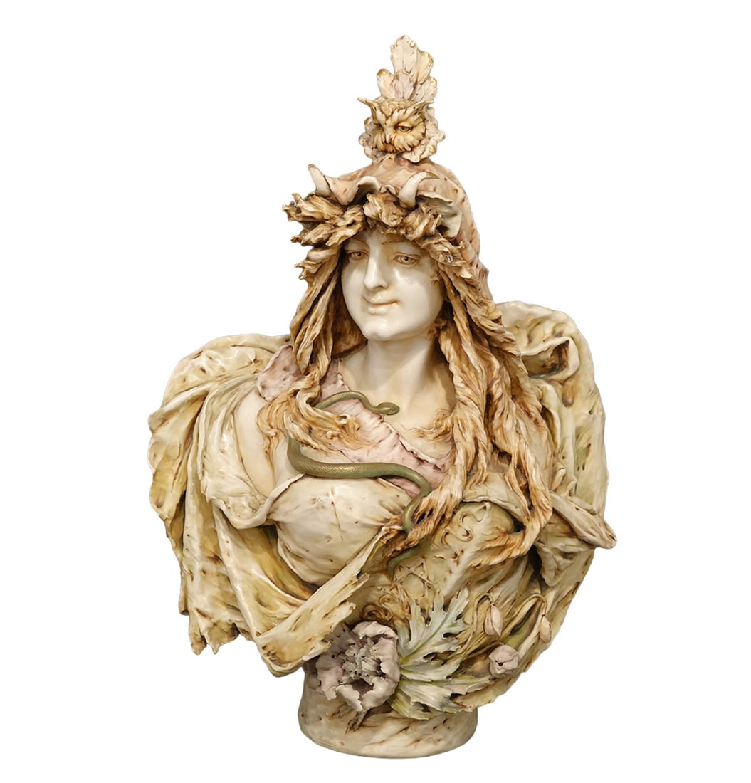Ceramic Bust by Eduard Stellmacher for Amphora - 2