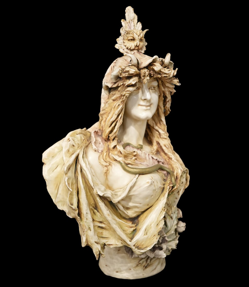 Ceramic Bust by Eduard Stellmacher for Amphora - 4