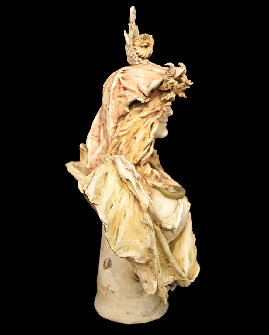 Ceramic Bust by Eduard Stellmacher for Amphora - 6