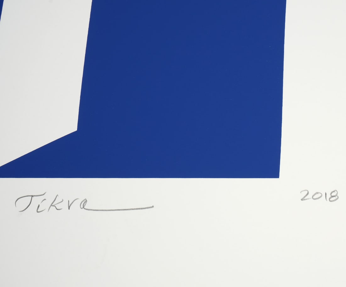 Robert Indiana 'Tikva' Screenprint on Paper - 2