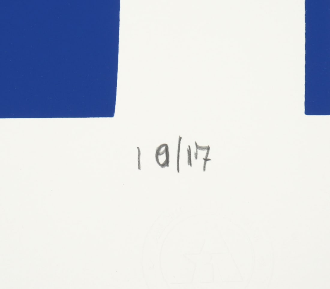Robert Indiana 'Tikva' Screenprint on Paper - 3