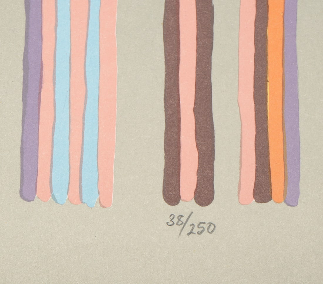 Gene Davis 'Royal Curtain' Screenprint - 3