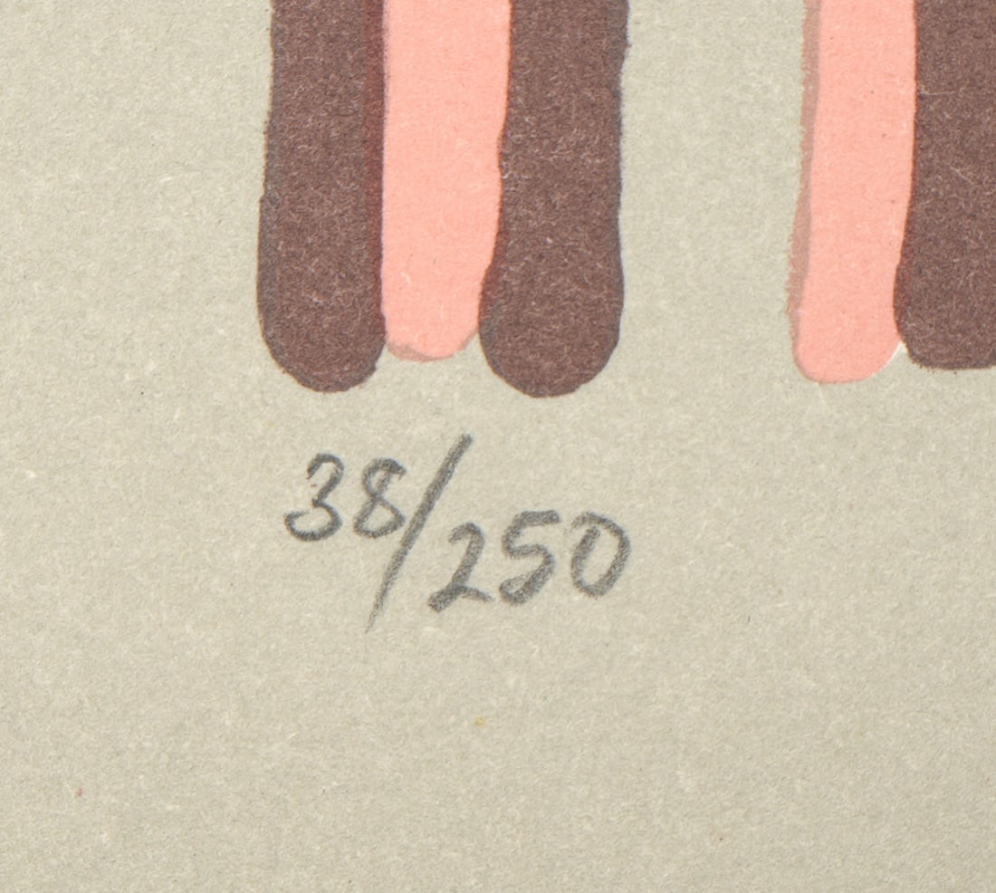 Gene Davis 'Royal Curtain' Screenprint - 8