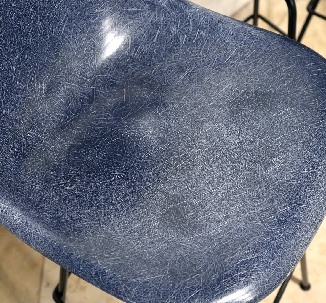 3 Charles & Ray Eames Fiberglass Barstools - 5