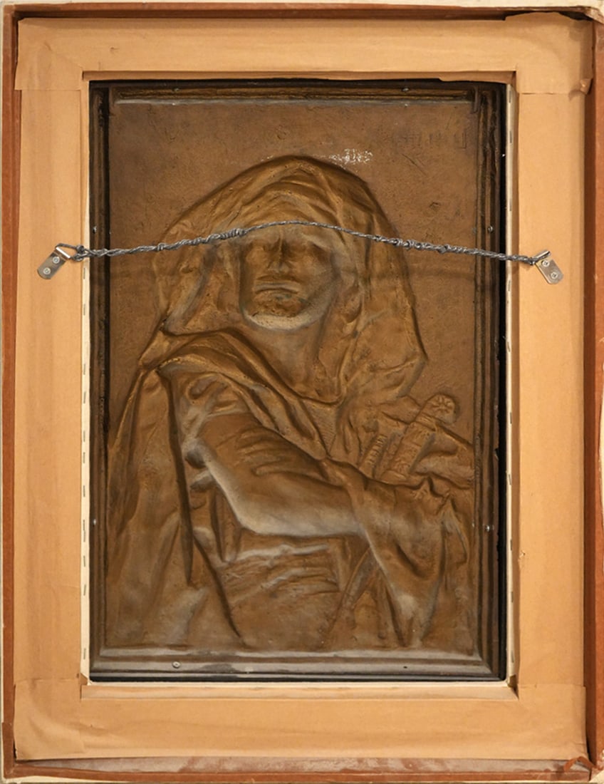 Louis Hottot Orientalist Polychrome Bronze Plaques - 10
