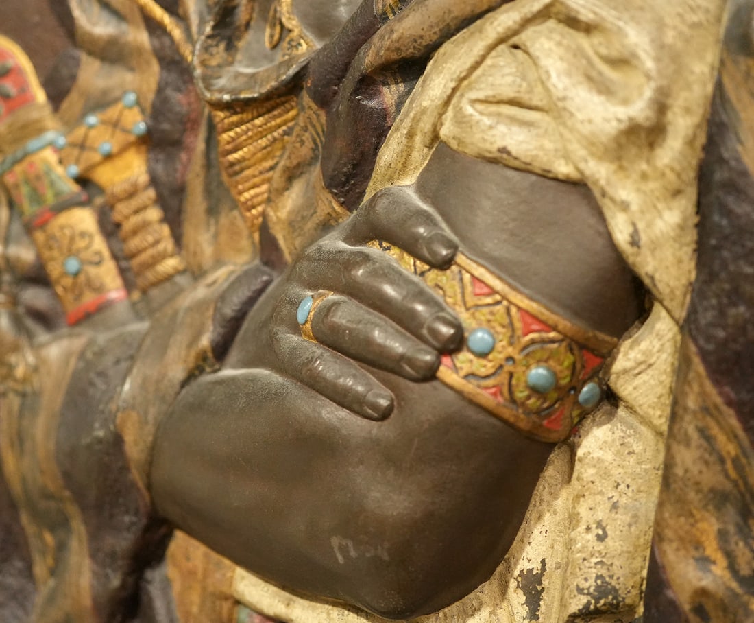 Louis Hottot Orientalist Polychrome Bronze Plaques - 5