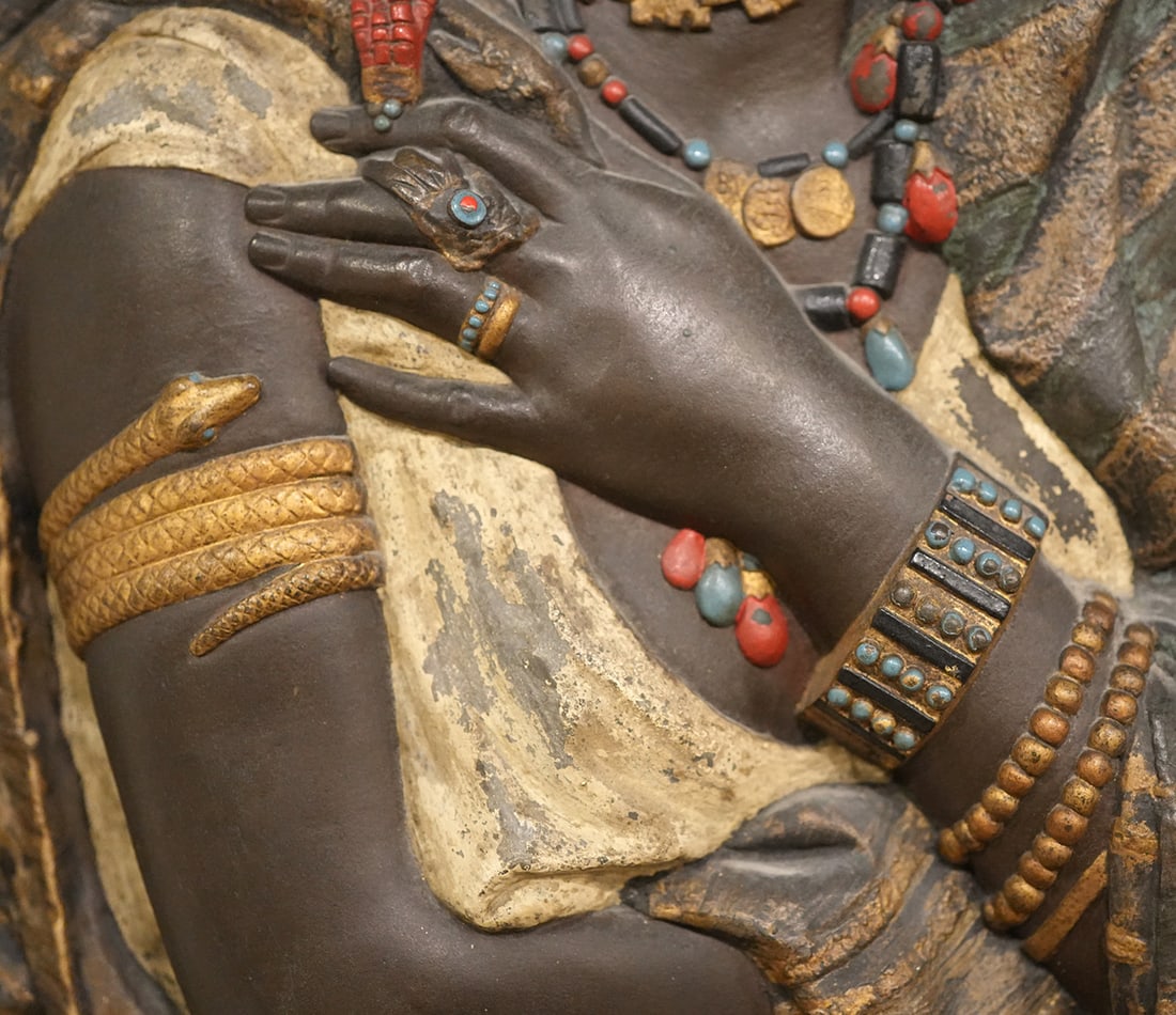 Louis Hottot Orientalist Polychrome Bronze Plaques - 7