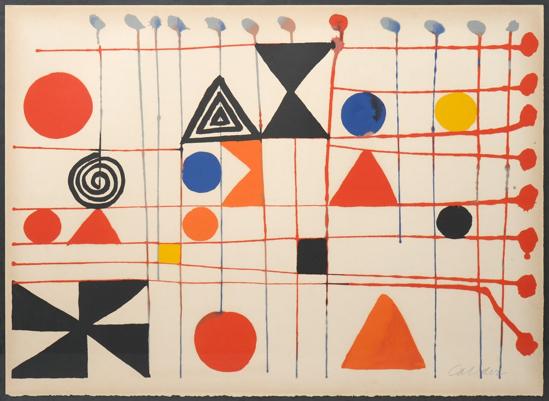 Alexander Calder 'Quilt' Color Lithograph - 2