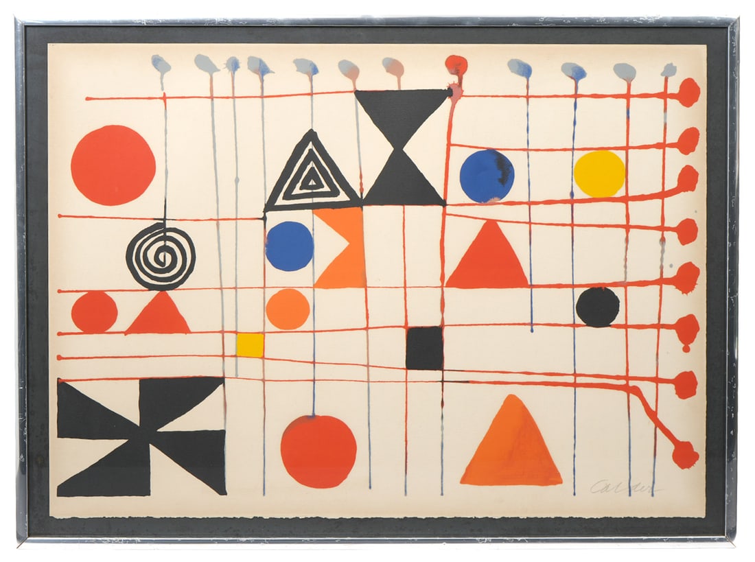 Alexander Calder 'Quilt' Color Lithograph - 3