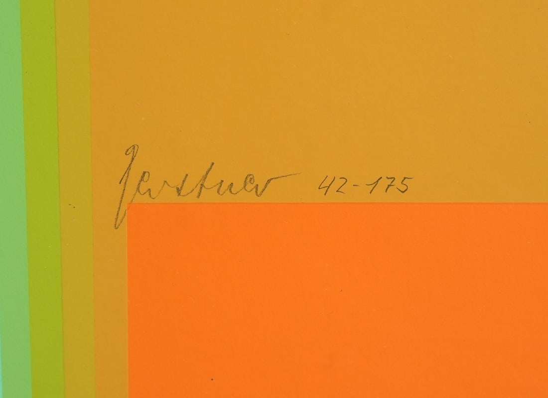 Karl Gerstner Silkscreen From 'Color Sounds' - 4