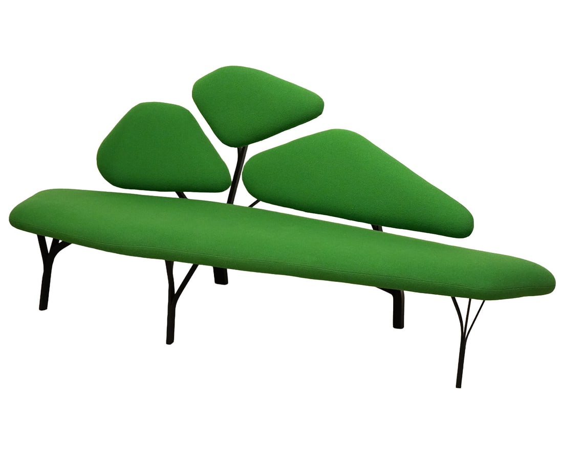 Borghese Sofa by Noe Duchaufour Lawrance: Borghese Sofa designed by Noe Duchaufour Lawrance for French Design House La Chance has a sculptured design crafted in fabric, wood, metal and steel. The characteristic intertwined branches of the pin