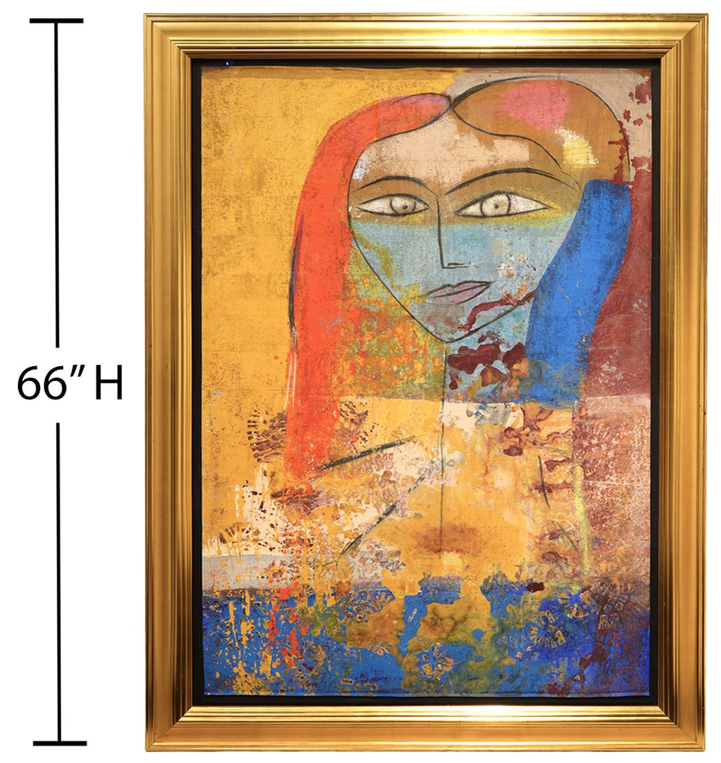 Jamali Large Framed Painting on Cork (1 of 13)