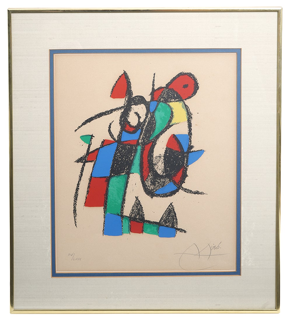 Joan Miro Abstract 'Lithographe II' Series (1 of 6)
