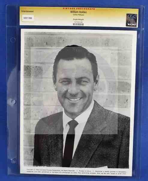 CGC Photo William Holden 1958 Culver Pictures