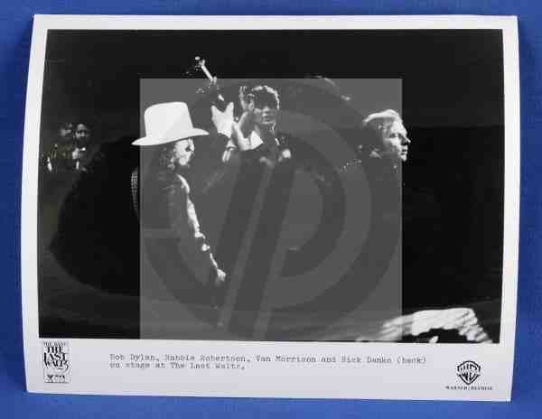 Vintage Photo Bob Dylan Robbie Robertson