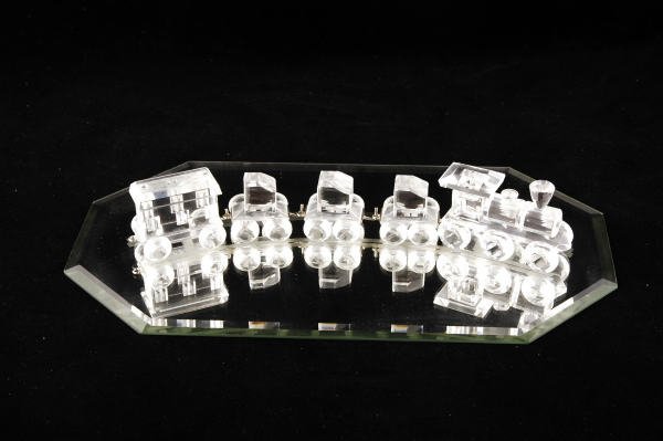 Swarovski Crystal 5-Piece Train Set with Base