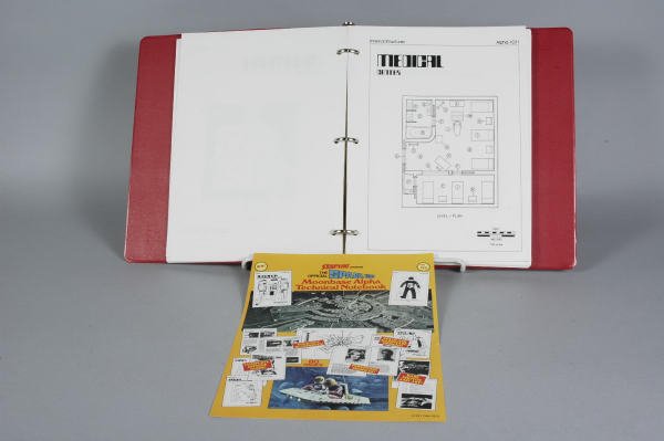 Lot of 7 Space 1999 Books Colorforms Notebook - 2