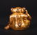 A FINE GILT-BRONZE BEAR, HAN DYNASTY - 2