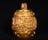 AN IMPERIAL GILT-BRONZE 'BEIWUSHE' TEMPLE BELL - 3