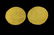 A PAIR OF IMPERIAL KESI YWLLOW-GROUND DRAGON ROUNDELS - 2