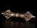 A GILT-BRASS RITUAL VAJRA , 8th Century