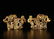 A PAIR OF GOLD LIONS , Tang Dynasty - 2
