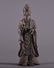 A SILVER FIGURE OF BUDDHA.