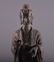 A SILVER FIGURE OF BUDDHA. - 6