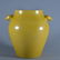 A LARGE YELLOW-GLAZED JAR. - 3