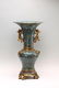 A GILT-BRONZE CLOISONNE ENAMEL VASE .QING DYNASTY