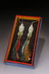 A WHITE JADE 'FIGURE' PENDANT.QING PERIOD