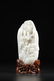 A CARVED WHITE JADE 'LANDSCAPE' BOULDER.QING PERIOD