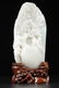 A CARVED WHITE JADE 'LANDSCAPE' BOULDER.QING PERIOD - 5