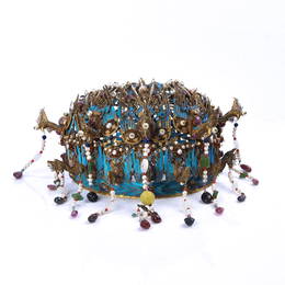 A GILT-SILVER QUEEN HAT.QING PERIOD