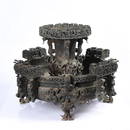 A BRONZE FOOD VESSEL.ZUN.HAN PERIOD