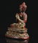 A LACQUER-GILT FIGURE OF BUDDHA - 3