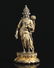 A GILT BRONZE FIGURE OF AVALOKITESHVARA