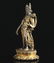 A GILT BRONZE FIGURE OF AVALOKITESHVARA - 2