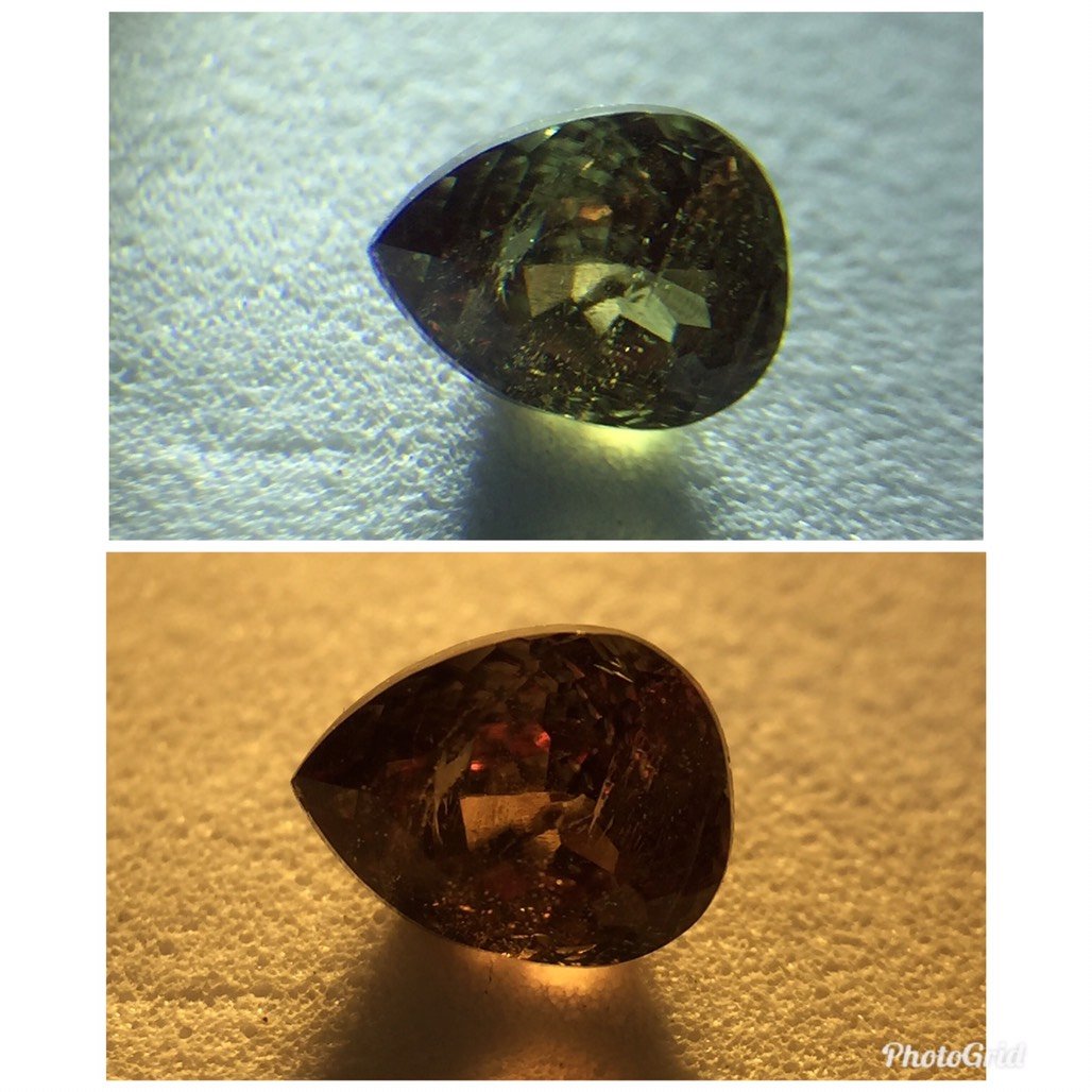Natural Chrysoberyl Alexanderite - 0.37 ct (1 of 4)
