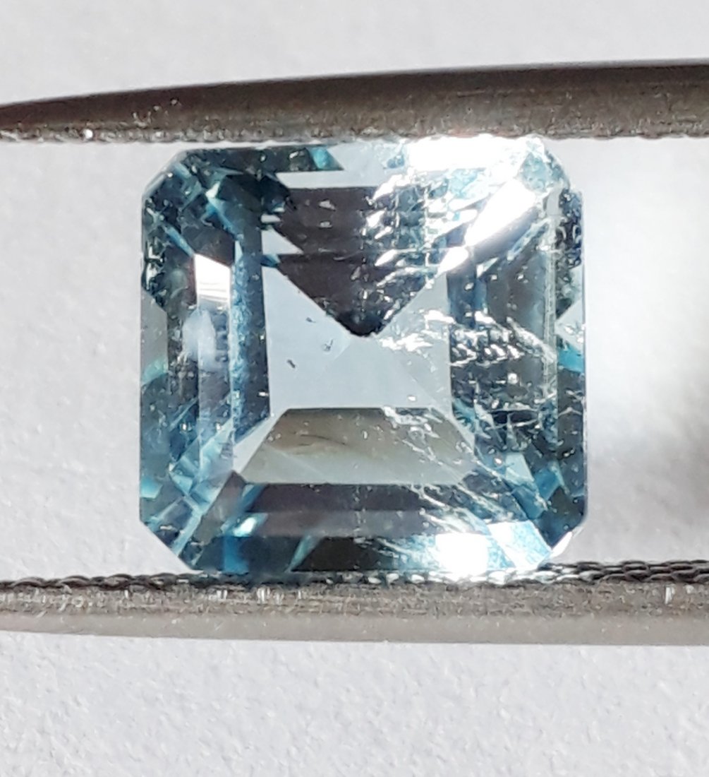 Natural Blue Topaz Emerald Cut Shape - 3.57 ct. (1 of 5)