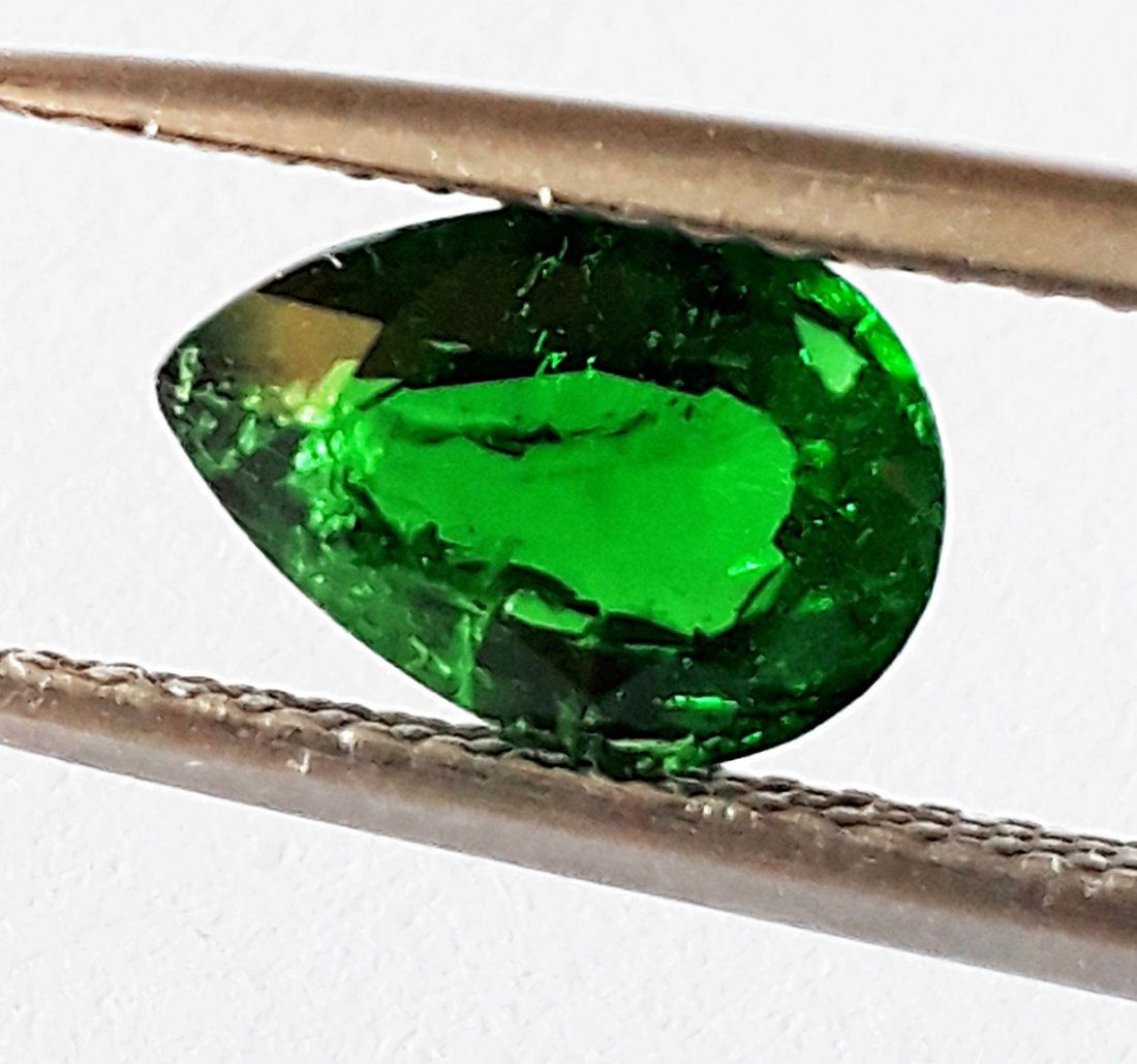 Natural Tsavorite Green Garnet - 1.32 ct. (1 of 3)