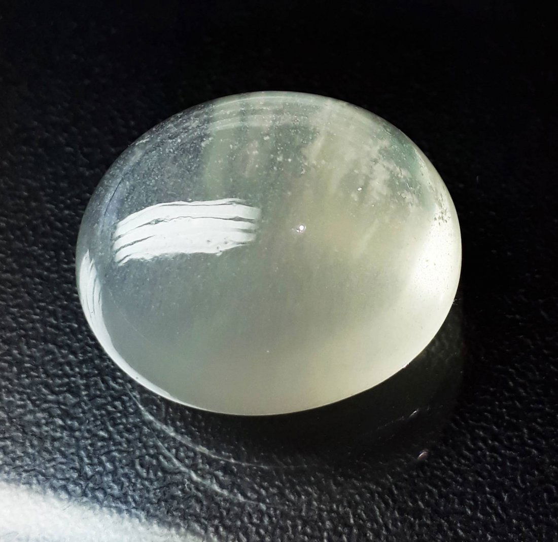 Natural Cabochon Moonstone - 28.45 ct.: Natural Cabochon Moonstone - 28.45 ct. , Color - White ,Shape - Oval , Cabochon Cut Design with smooth surface , Origin - Africa , Good Quality With Luster.