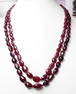 Natural Red Ruby  Beads Necklace - 383 ct.