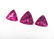Natural Rubelite Tourmaline - 3 Pieces - 1.77 ct.